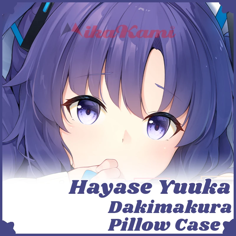 

Hayase Yuuka Dakimakura Blue Archive Pillow Case Full Body Hugging Otaku Cushion Cover Sexy Pillowcase Bedding Home Decor Gift