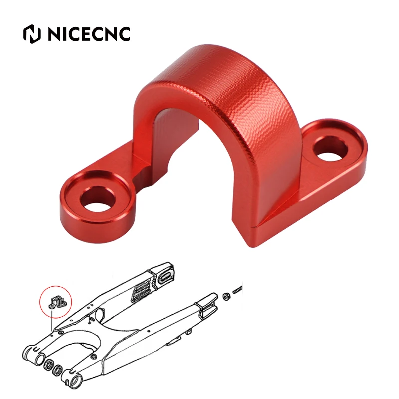 

NICECNC For Honda CRF450R 2002-2012 2015-2018 CRF450X 2005-2009 2012-2017 2019-2022 CRF 250R 250RX Rear Brake Hose Clamp Holder