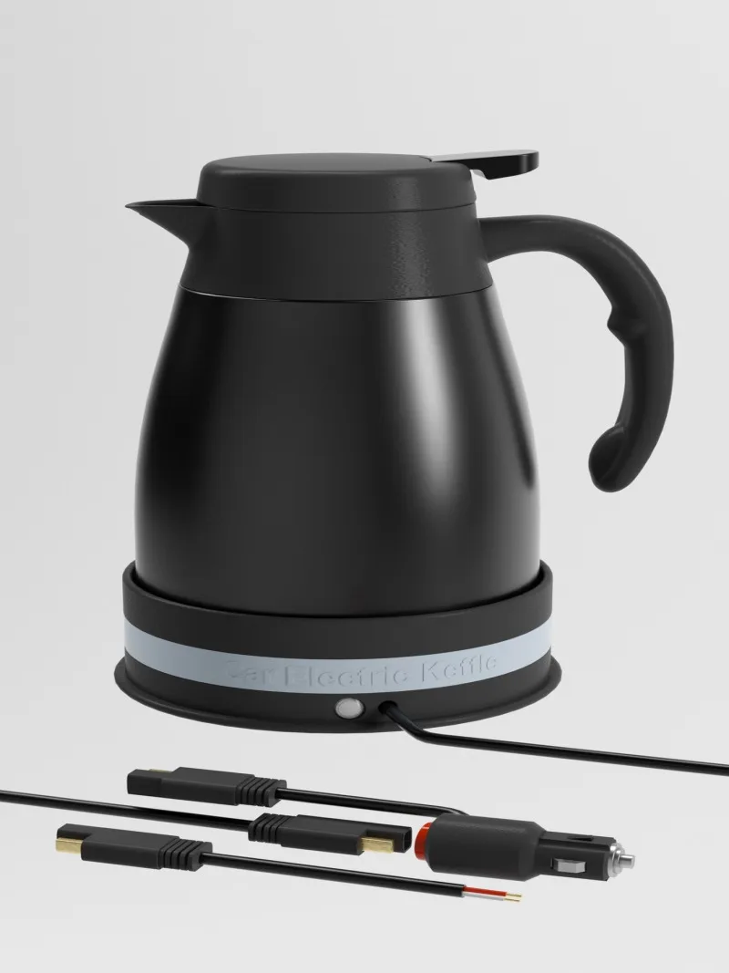 24V large capacity car kettle large truck portable base stable car kettle fast heating stainless steel car electric kettle