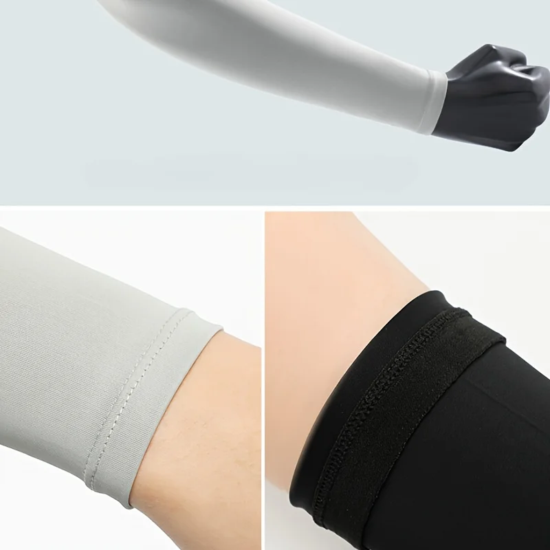 사이클링, 피트니스, 낚시, 달리기, 하이킹, 자외선 차단 액세서리에 적합한 아이스 실크 슬리브 2쌍