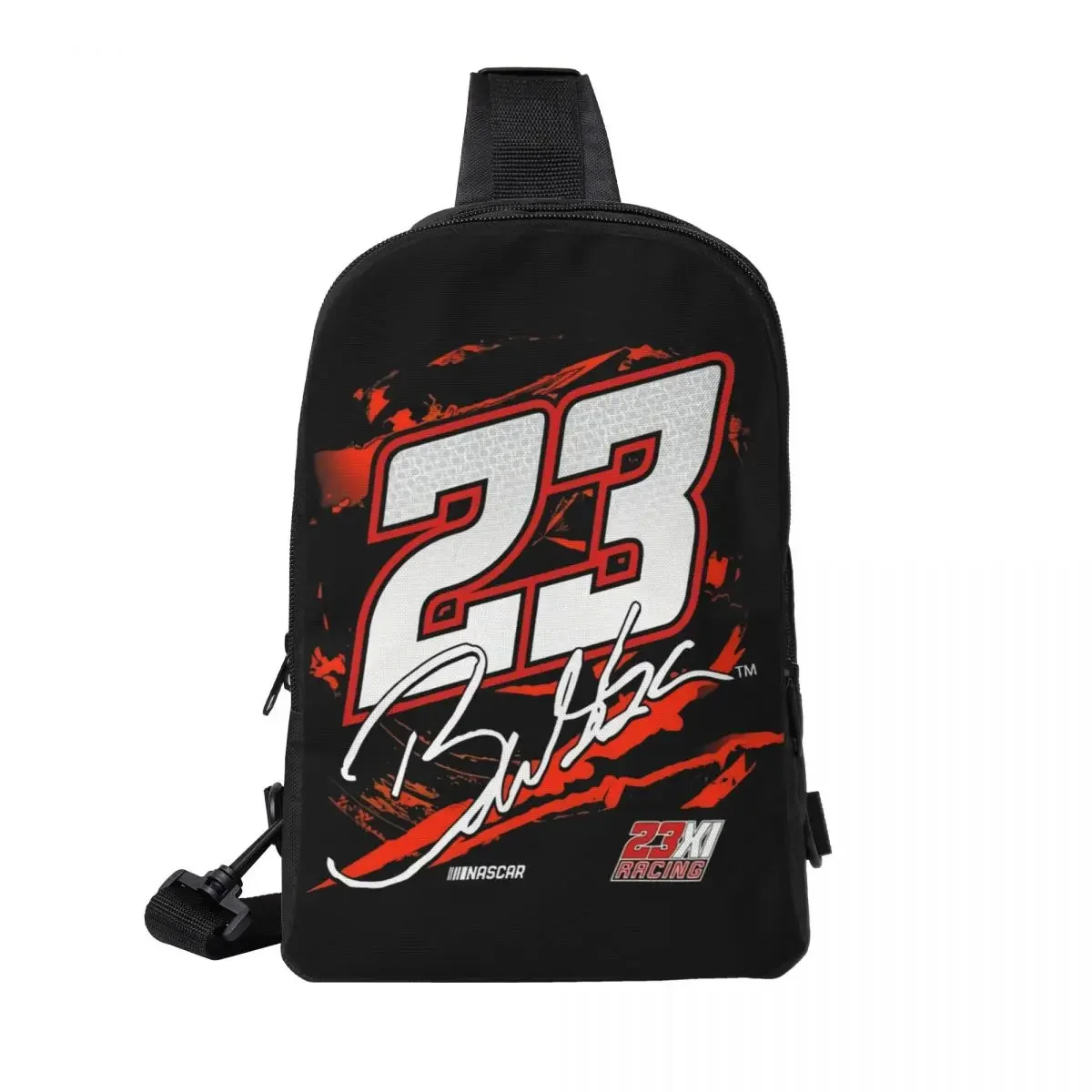 

Bubba Wallace 23 Crossbody Sling Backpack Shoulder Sling Chest Bag Adjustable Travel Hiking Daypack Outdoor for Women & Men