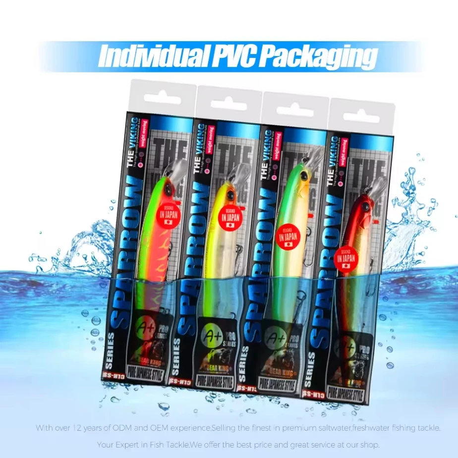 Bearking M111 Perfect Action Fishing Lures,110mm/15g, 11cm 15g Dive 1.5m Sp Minnow 12 Different Colorful Color view 4