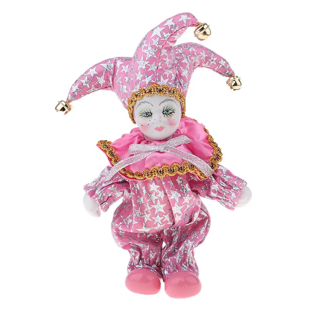 

6inch Porcelain Dolls Italian Eros Triangel Dolls Model for Home Decoration Sky Pink