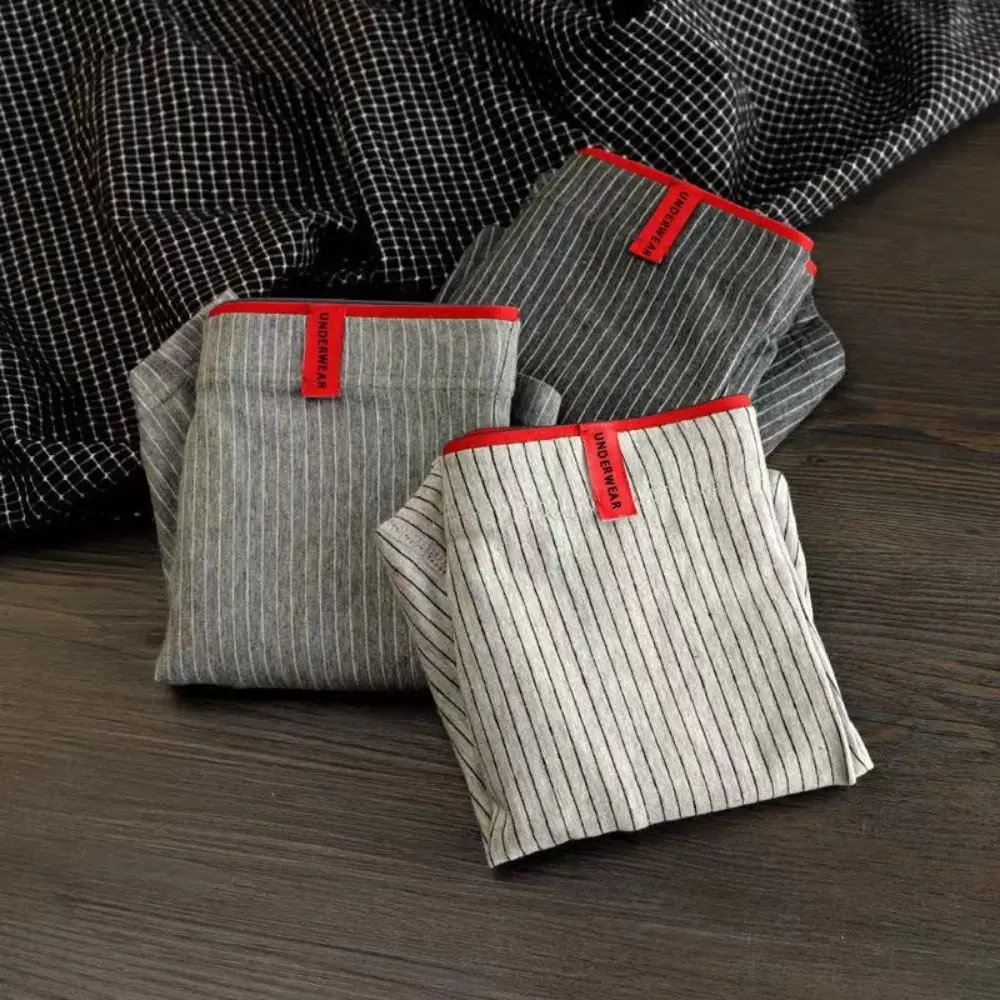 جديد مريح الرجال الملاكمين لينة بسيطة الملابس الداخلية ملابس داخلية جيدة التهوية #6