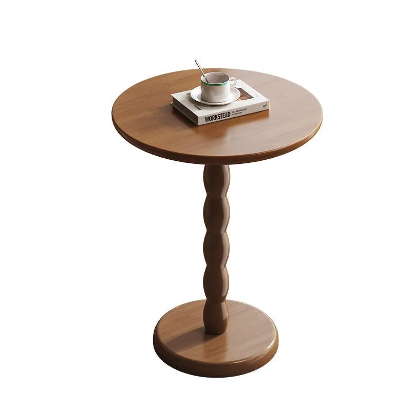 

Nordic Modern Solid Wood Round Small Side Table Corner Coffee Table Movable Design Sofa Bed Side Bedroom Living Room Furniture