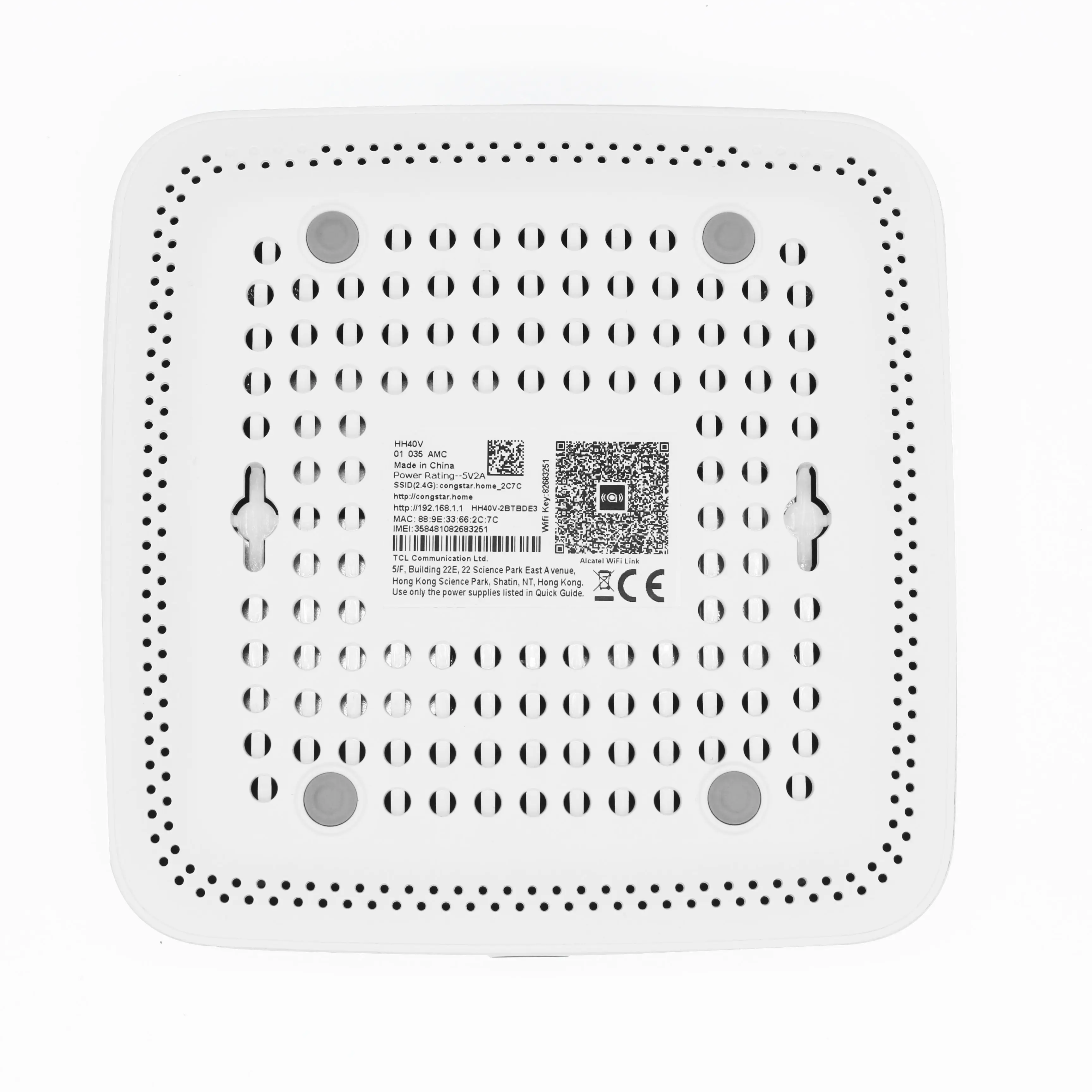 알카텔 HH41 링크 허브 전세계 150Mbps 무선 와이파이 라우터 RJ11 LTE 4G 야외 CPE