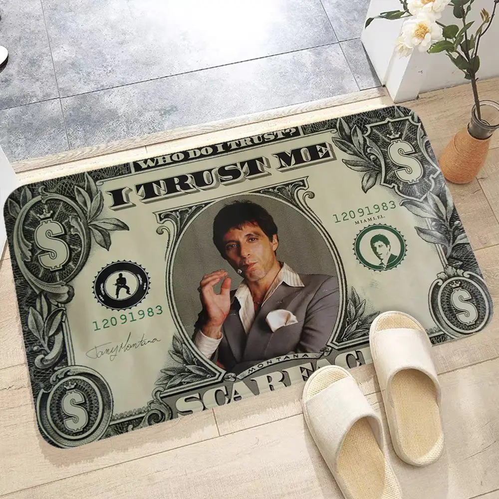 Movie Scarface Floor Mat Cheaper Anti-slip Modern Living Room Balcony Printed Modern Home Decor