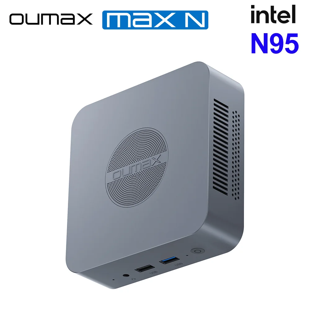 New OUMAX Mini PC Intel  N100 16GB 500GB Quiet Dual 1000M LAN N95 8GB 256GB Desktop Computer VS Mini S12 Pro T8 Pro GK3V