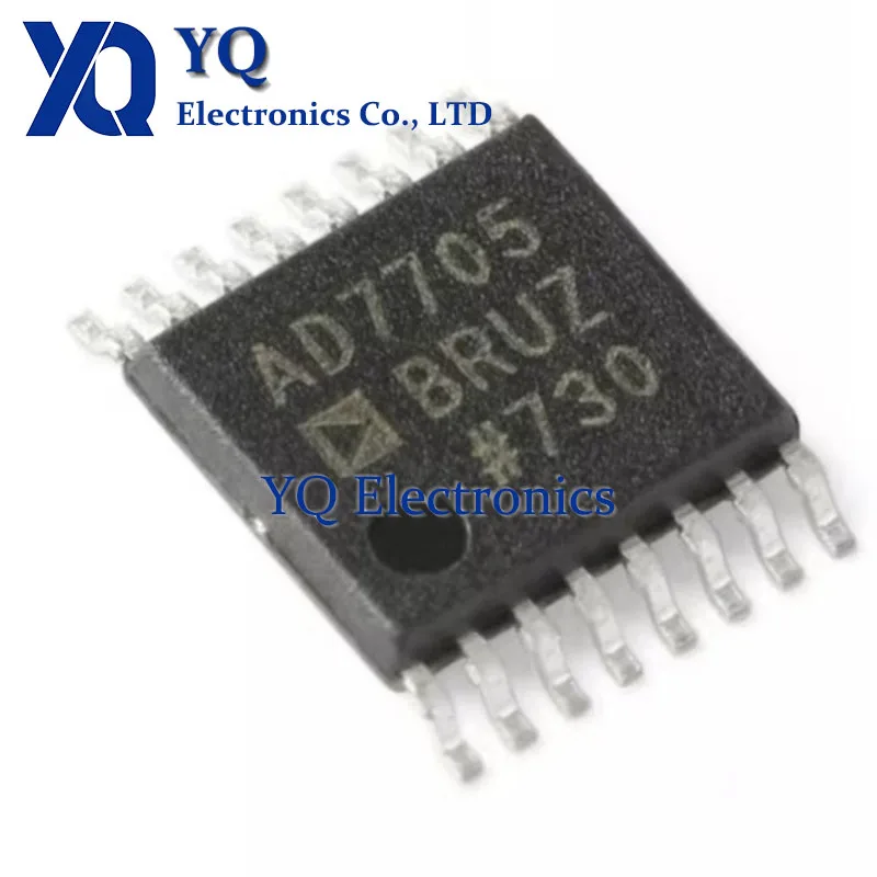 1PCS/lot New OriginaI AD7705BRUZ AD7705BRU SMT TSSOP-16 16 bit channel new converter original