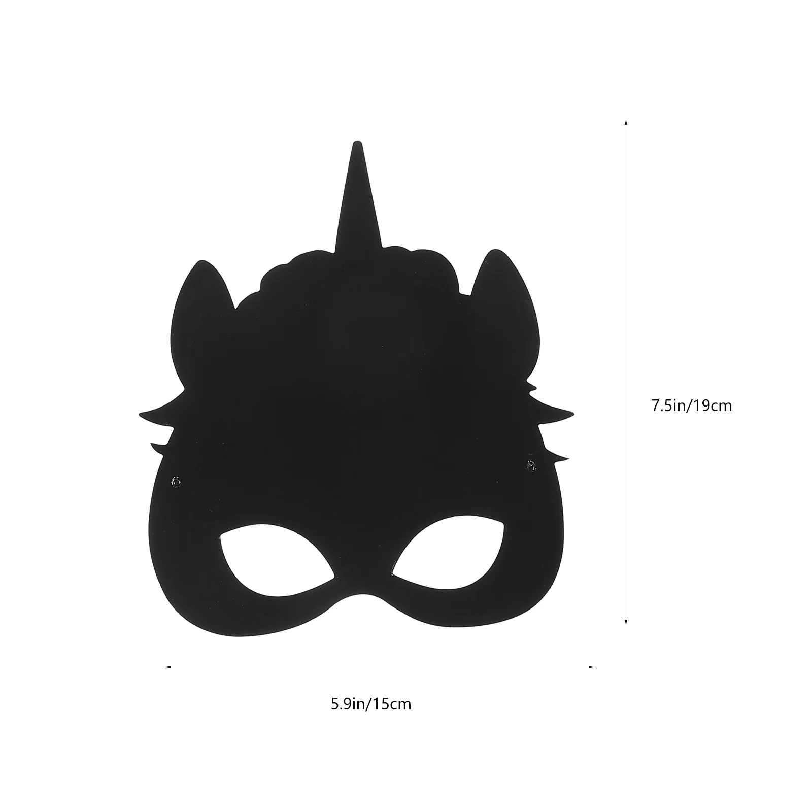 ชุดหน้ากากยูนิคอร์น 1 ชุด ชุดงานฝีมือ DIY หน้ากากขูดสีสำหรับเด็ก งานปาร์ตี้ฮาโลวีน ของตกแต่งอเนกประสงค์ ศิลปะเพื่อการศึกษาสำหรับเด็ก