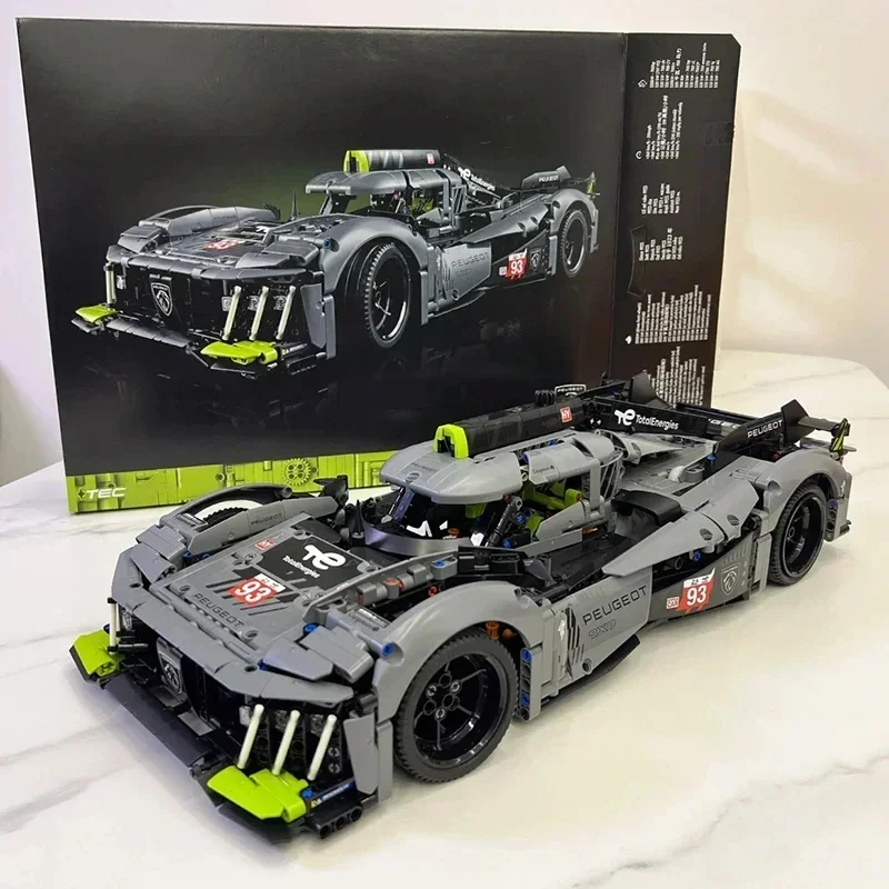 2024 New Super Car Blocks 1775PCS 9X8 24 Hours Super Car Building Toys Hybrid Super Car Model Kids Adult Gifts Compatible 42156