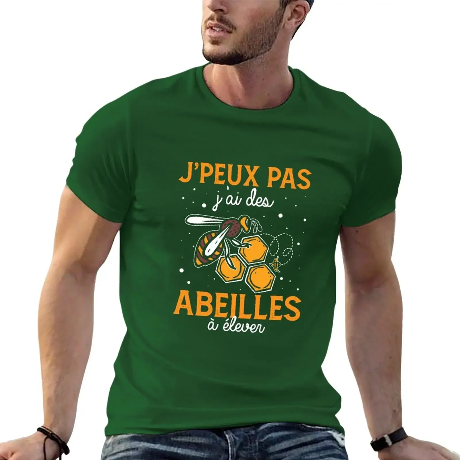 custom t shirts black t shirts for men Jpeux Pas Jai Des Abeilles Cadeau Apiculteur Apiculture T-Shirt new sale hot manga style