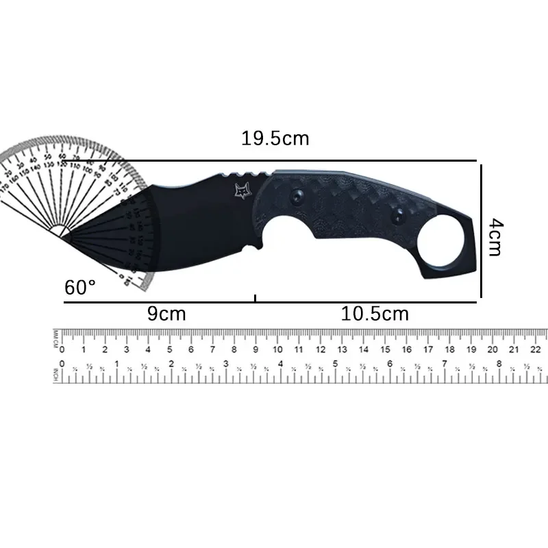 FX-633-Tactics small straight knife Outdoor hiking camping fishing hunting knife Emergency rescue tool Sharp fruit knife