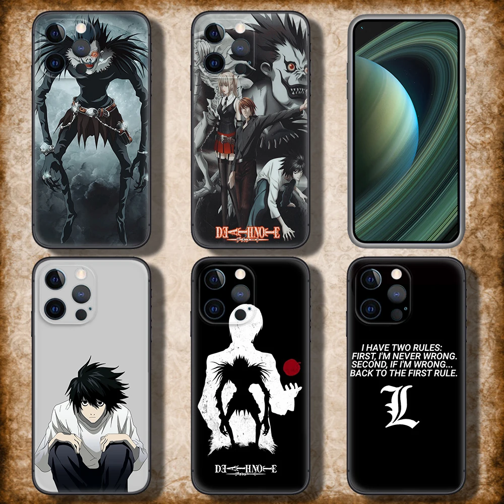 187YPJ Death Note Ryuk kira Anime Soft Silicone Case for Redmi 7 7A 8 9A 9 9A 9C 10 9T 10X S2 10A 10C K20 K30 K40 Pro