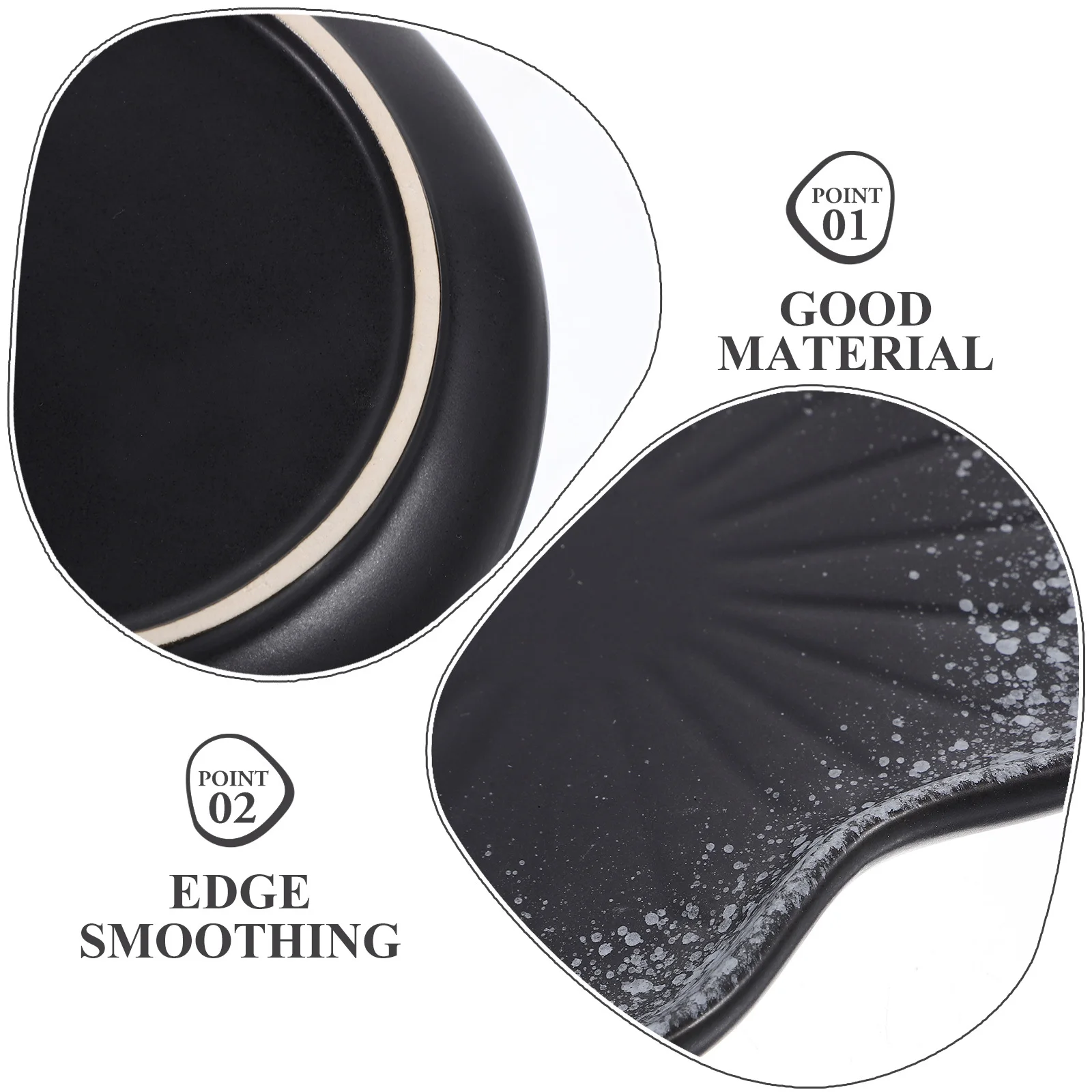 

Japanese Ceramic Serving Plate Vintage Style Snack Tray for Dining Table Fruit Appetizer Dish Kitchen Supplies