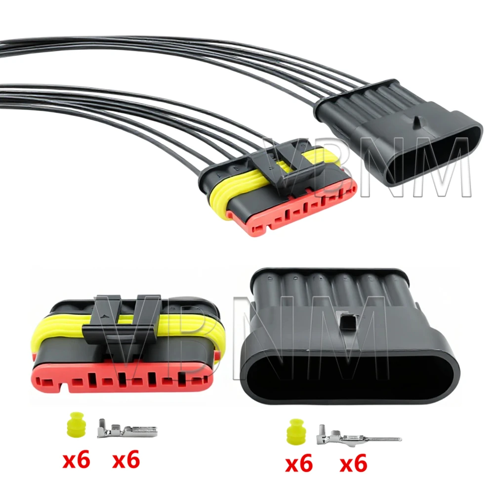 6-контактный-282108-1-282090-1-автомобильный-водонепроницаемый-разъем-педали-акселератора-в-сборе-ускорение-черный-жгут-проводов