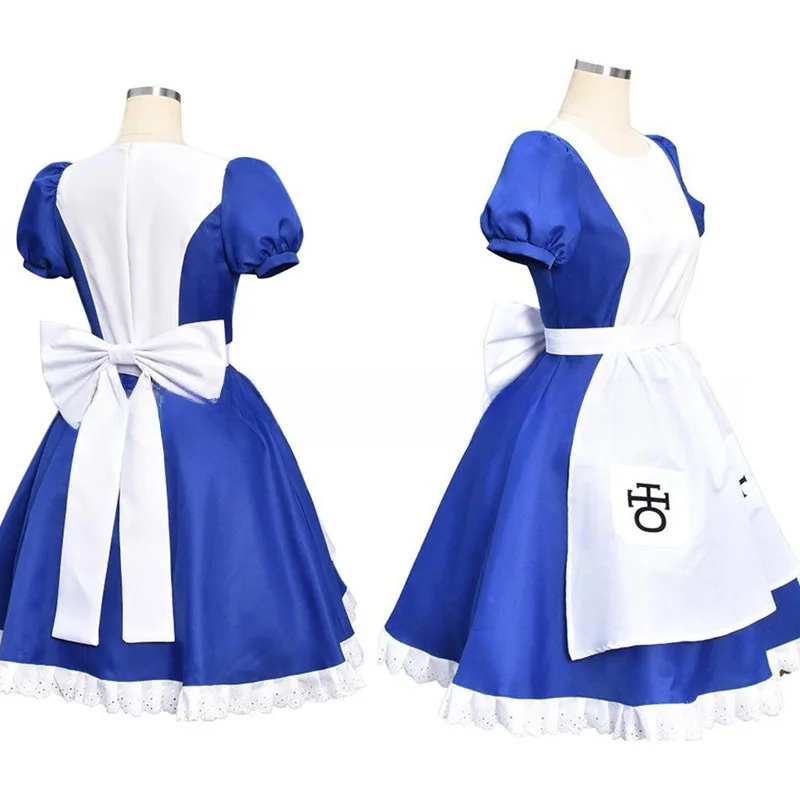 

loween Alice Mad Return Cosplay Maid orm Lolita Clothing Fem Waitr Costume Summer 2020 Stage Performance Wear