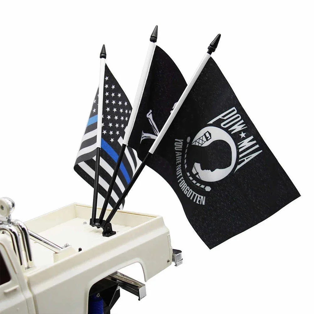 

HR CB330TFM Aluminum Alloy Simulation Flag with Adjustable Angle Suitable for Clodbuster Super Clodbuster Monster Truck Models