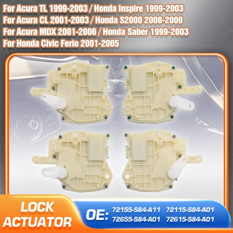 

Power Door Lock Latch Actuator For Acura TL CL MDX Honda S2000 Saber Inspire Civic Ferio Car Parts 72155-S84-A11 72115-S84-A01