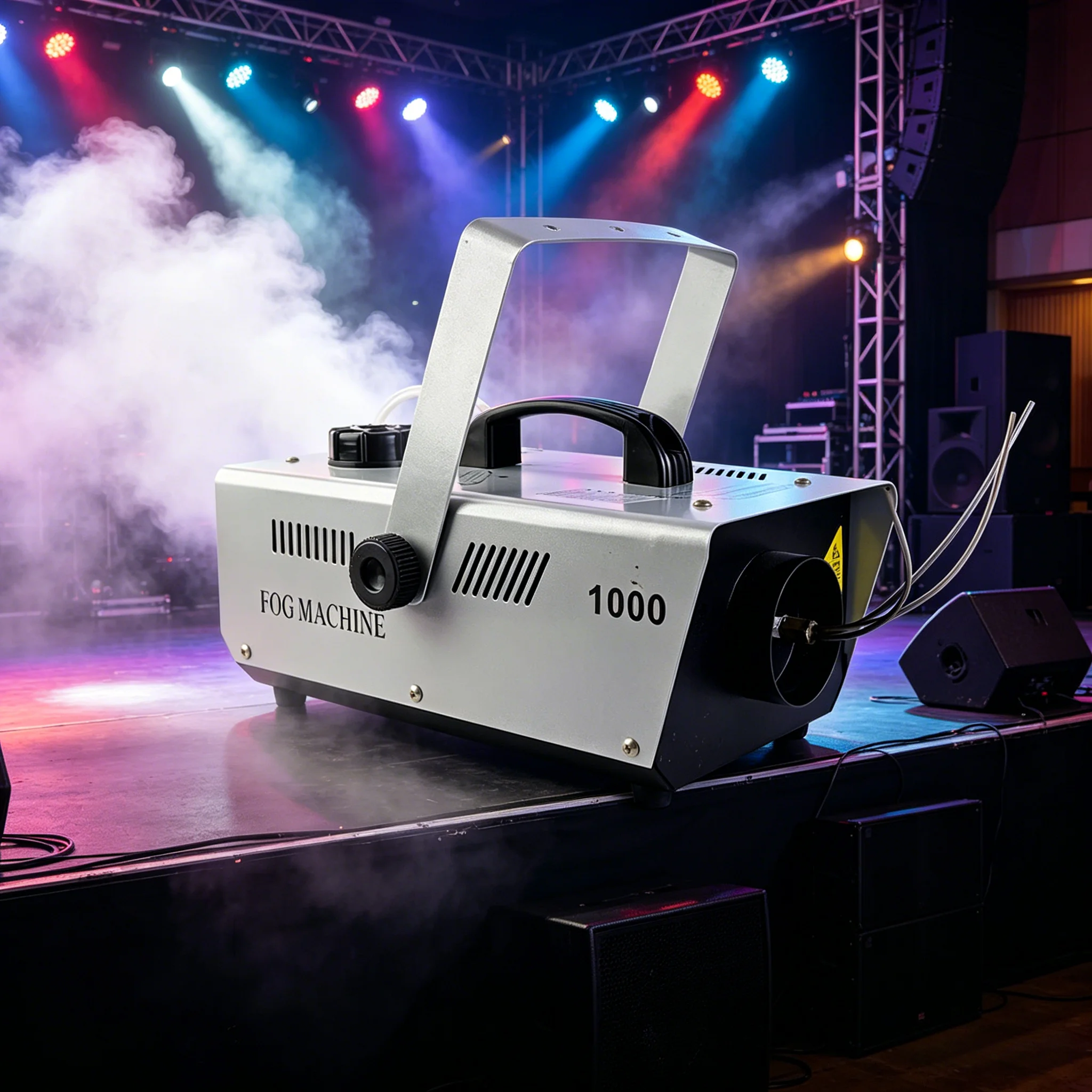 Battery Powered 1000W Portable Fog Machine Wireless Stage Smoke Effect Machine for Wedding Party Live Show Club Performance