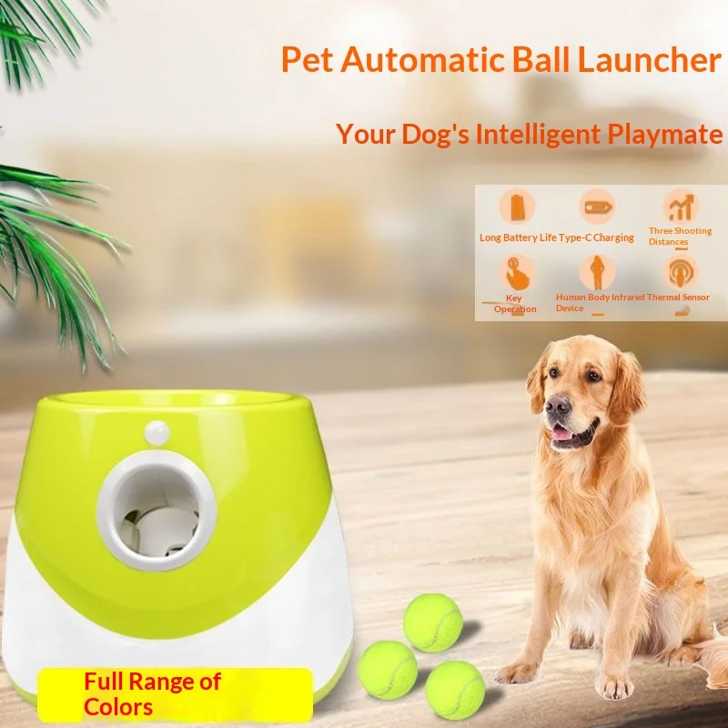 

Popular Pet Throwing Machine, Dog Toy Interactive Training Tennis Launcher, Outdoor Pet Toy Tennis