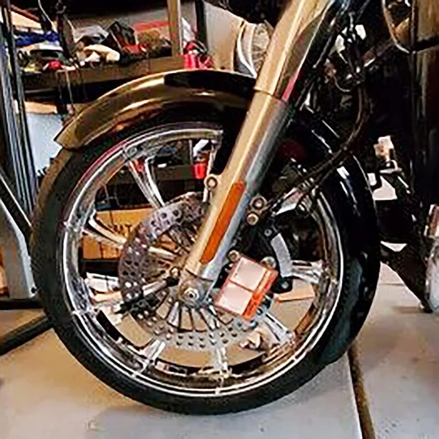 واقي الطين الأمامي مقاس 21 بوصة للدراجات النارية Harley Touring Road King Road Glide Electra Glide Street Glide حقيبة مخصصة لامعة #6