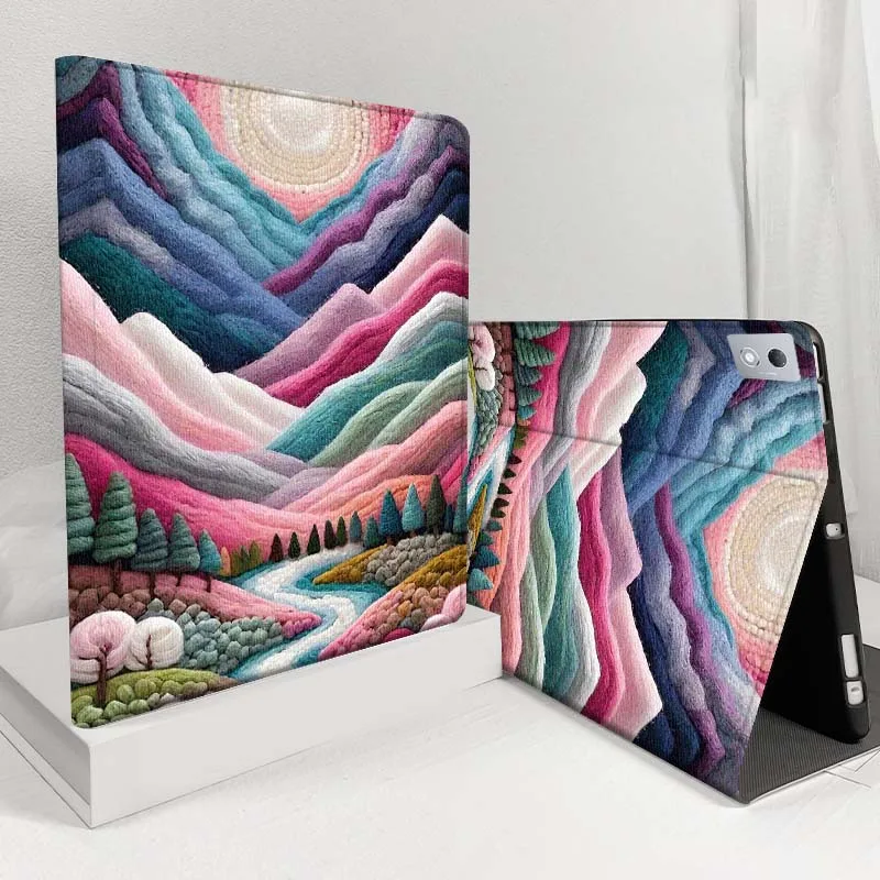 

Cartoon Mountain Valley For Lenovo Pad Tab Legion Xiaoxin Y900 Y700 K10 M10 P11 3rd Pro GT Plus Gen Cover Tablet Case