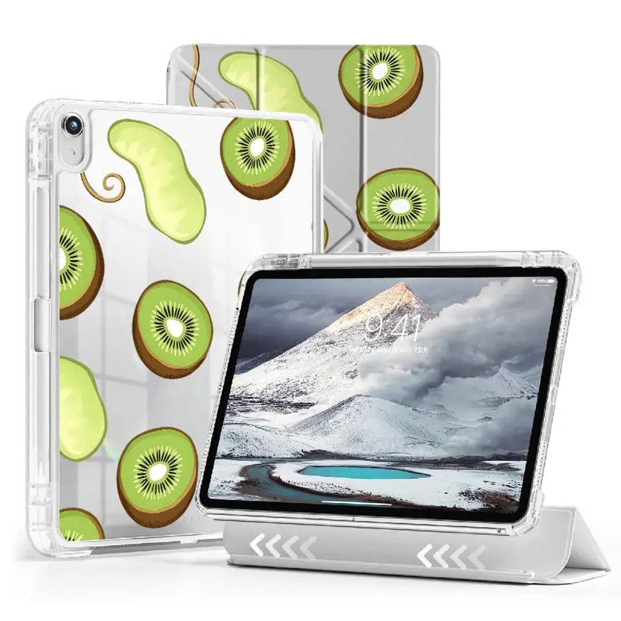 

Fun Kiwi Cartoon Holder Cover Tablet Case For iPad 11th 10th 9th 8th 7th 12.9inch Mini 6 7 Pro 2025 Air 4 5 M3 M2 M4 11inch