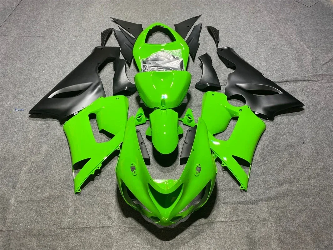 

Новый комплект обтекателей для мотоцикла ABS, подходит для Kawasaki Ninja ZX10R 2004 2005 04 05 10R, цвет зеленый/черный