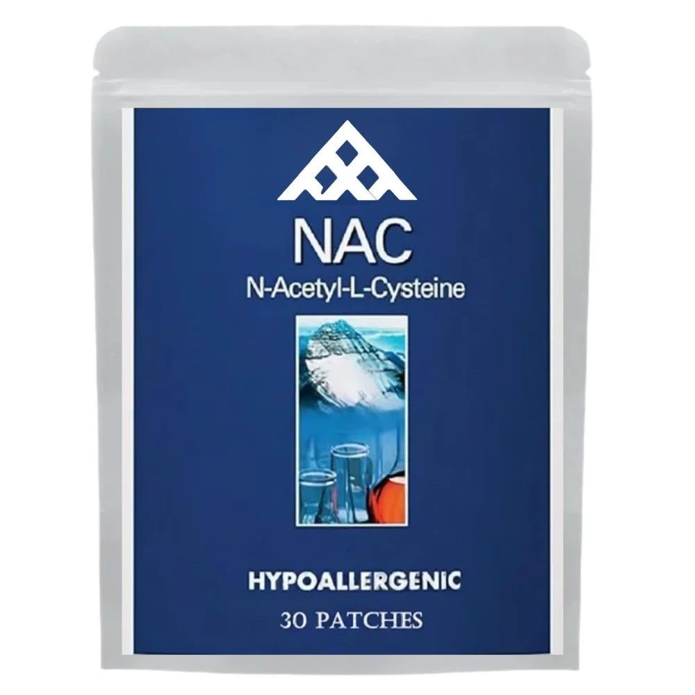 Nac Transdermal Patches Enriched With Milk Thistle, Quercetin - Support Immunity, Respiratory Health & Liver Detox 30 Patches