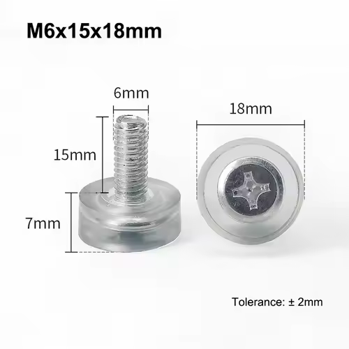 M6 M8 Leveling Foot Screw On Type PP Plastic Furniture Table Chair Sofa Leg Anti-slip Feet Adjustable Leveler Base Bolt Pad - Image 19