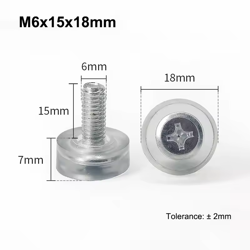 M6 M8 Leveling Foot Screw On Type PP Plastic Furniture Table Chair Sofa Leg Anti-slip Feet Adjustable Leveler Base Bolt Pad - Image 19