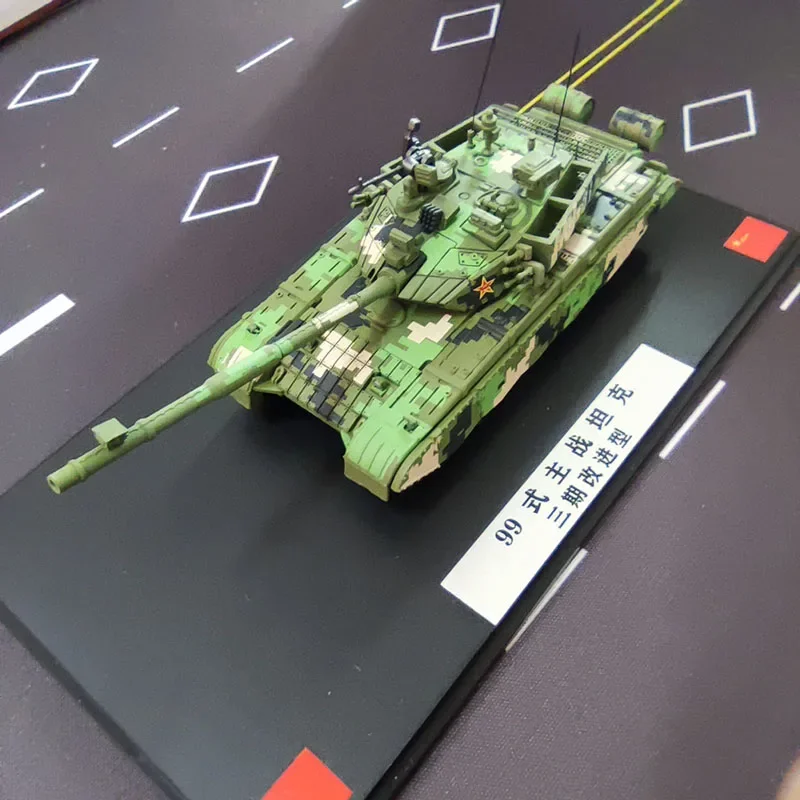 1:72People\'s Liberation Army of China Three Periods of Type 99 Main Battle Tanks Modified Model penjing collection