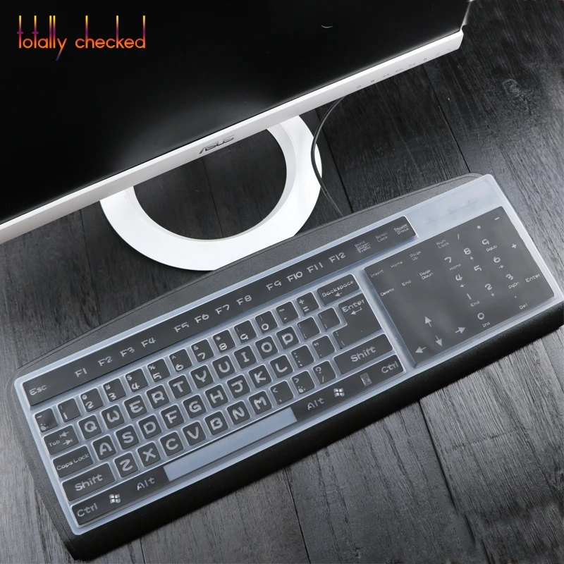 For Lenovo KB-1701 SK8817 K4803 SK-8825L KBBH21 SK8827 KU1619 Desktop PC Mechanical Gaming Keyboard skin Silicone Keyboard Cover