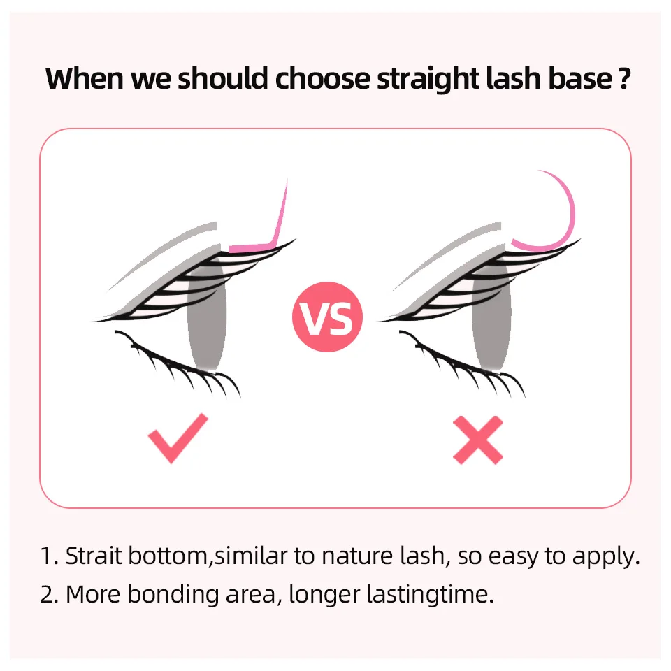 L+/LU(M) Curl False Eyelash Extensions Faux Mink Lash Individual Eyelashes Matte Black 8-15mm Mixed Soft N/L Shape Makeup Lashes