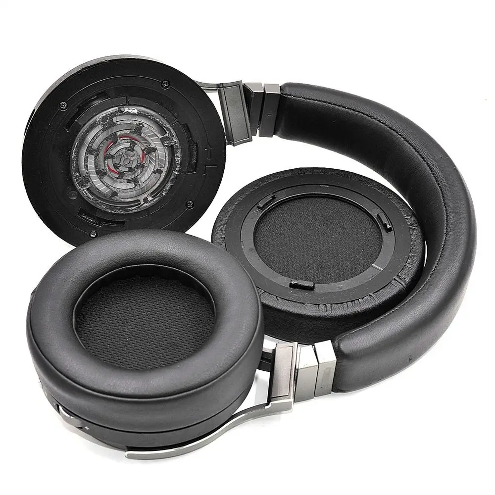 หนัง Earmuffs แผ่นโฟมหูฟังแผ่นรองหูฟังหูฟังฝาครอบหูฟังอุปกรณ์เสริมสําหรับ CORSAIR VIRTUOSO RGB ไร้สาย SE