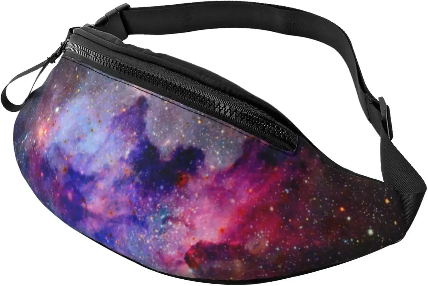 زهور جميلة الأزهار الوردي الأخضر يترك الرجعية موضة عادية حزمة مراوح الخصر حقيبة الرجال النساء حزام قابل للضبط الخصر حقيبة ل