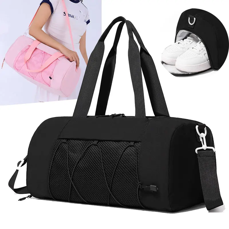 Bolsa de viaje para gimnasio, Fitness, bolso de hombro para mujer, Yoga, deportes al aire libre, entrenamiento de natación, mochila, bolso de viaje corto seco y húmedo, bolsos para hombre