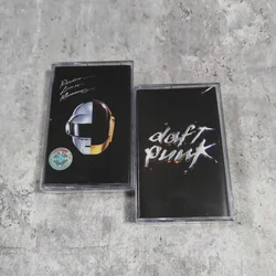 Retro Daft Punk Music Tape Discovery Album Random Access Memories Cassettes Cosplay Soundtracks Box Car Recorder Walkman Tape