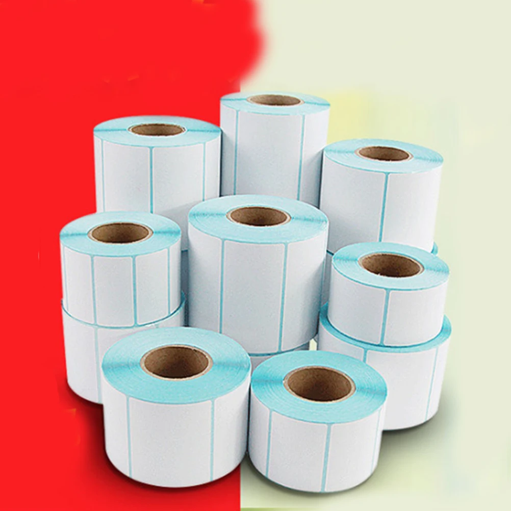 

4 Rolls Label Paper Stickers Printing Labels Printable Address Thermal Adhesive for Printer Packing Sticky