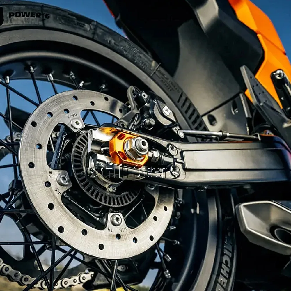 Blocos de eixo ajustador de corrente traseira para duke 125 390 390duke 125duke 2024 2025 acessórios de motocicleta cnc alumínio