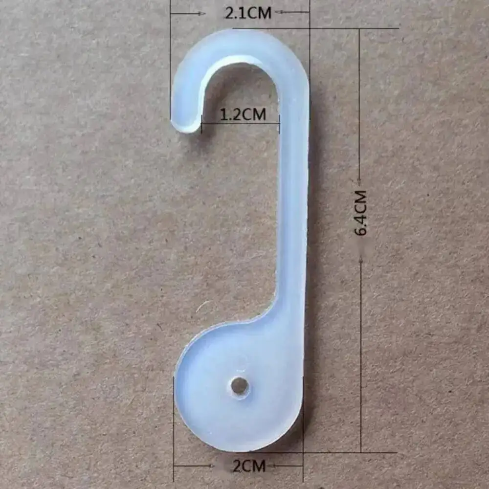 300 Stück Kunststoff-Sockenhalter, Produktverpackung, Hängende Kleidungszubehör-Displayclips, Haken, Aufhänger, Halterungen – Detail 2