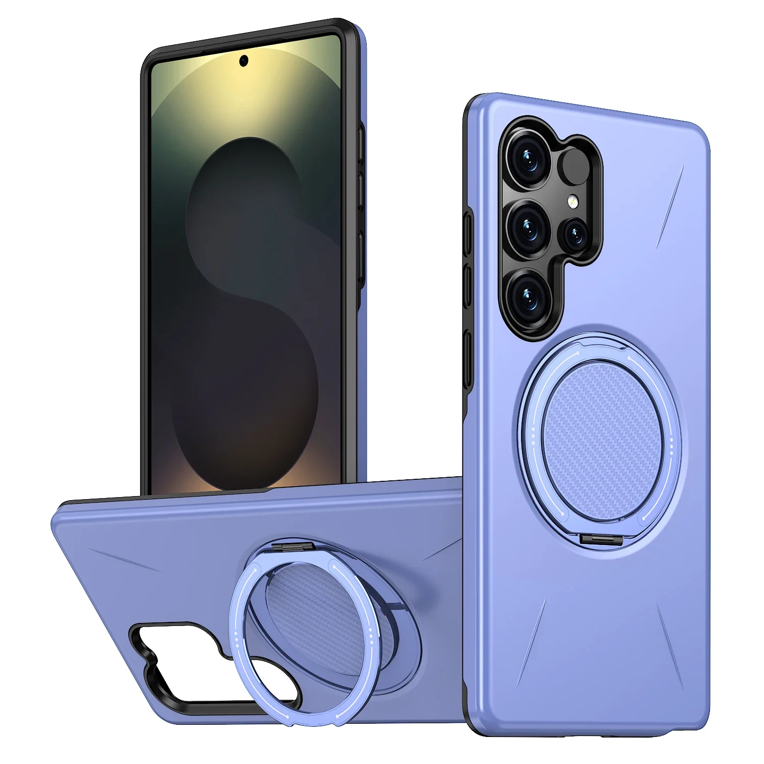 

360° Magnetic Bracket Case For Samsung Galaxy S25 S24 S23 S22 Ultra S25FE S24FE S23FE S25Edge For Magsafe Shockproo Cover Fundar