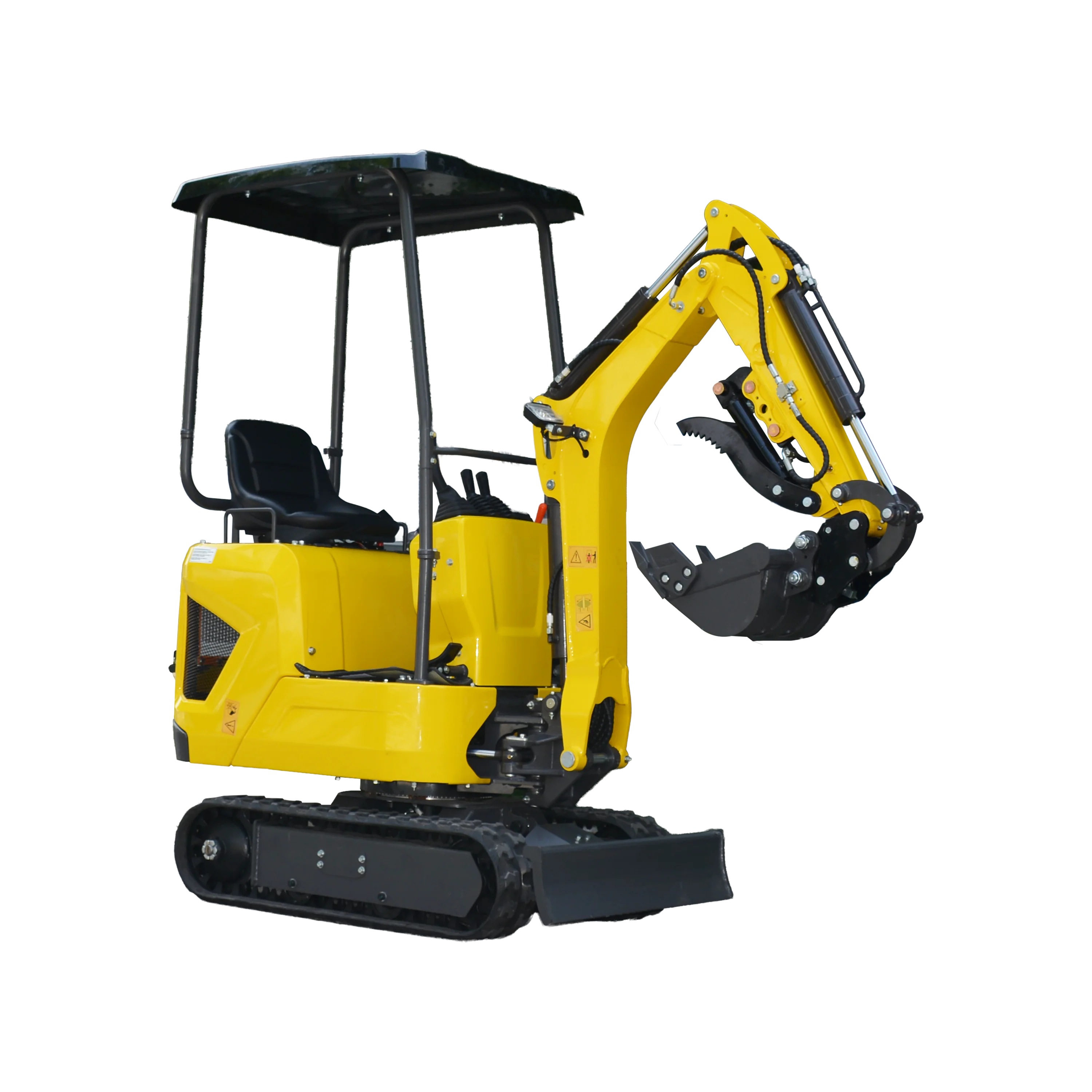 12 Mini Excavator Small Hydraulic Crawler Digger with Front Dozer Blade for Sale