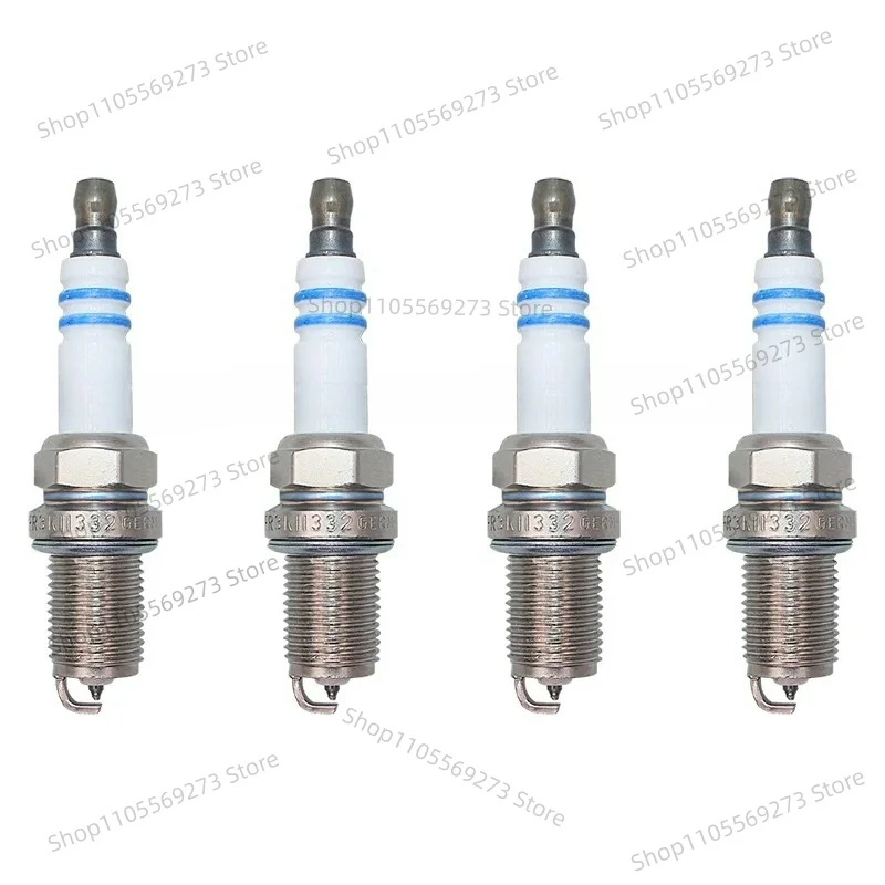 

4Pcs Iridium Spark Plug FR3KII332 Auto Engine Ignition Replacement Plugs