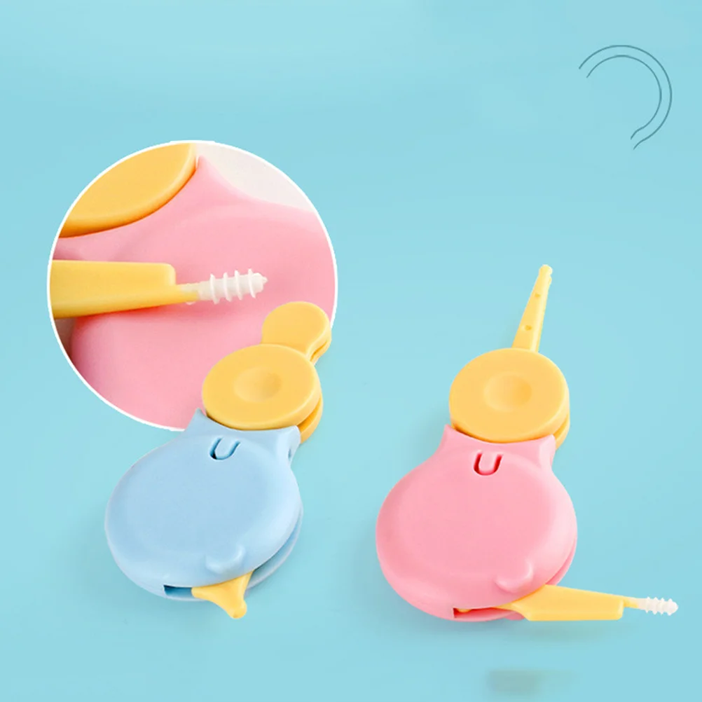 

Infant Nose Cleaning Clip Blue Gourd Design Durable Lightweight Baby Tweezer for Ears Navels Health Baby Tweezer