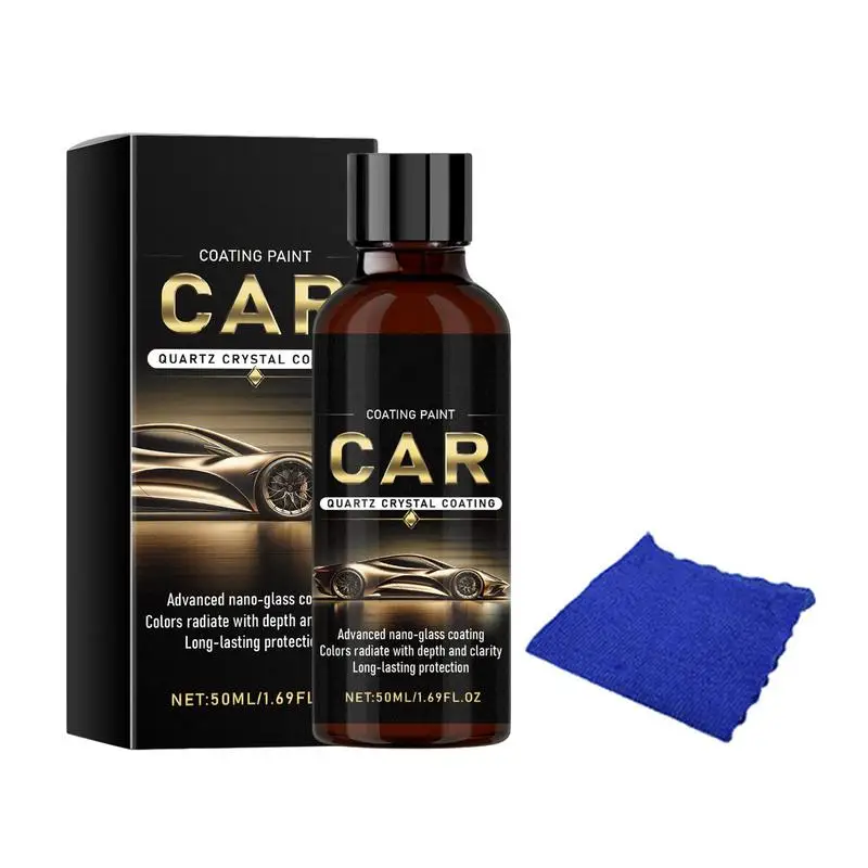 

Car Ceramic Coating Shine Spray 50ml Hydrophobic Car Protectives Cleaning Gloss Spray Car Coating Wax Polishing Spray For Motorc