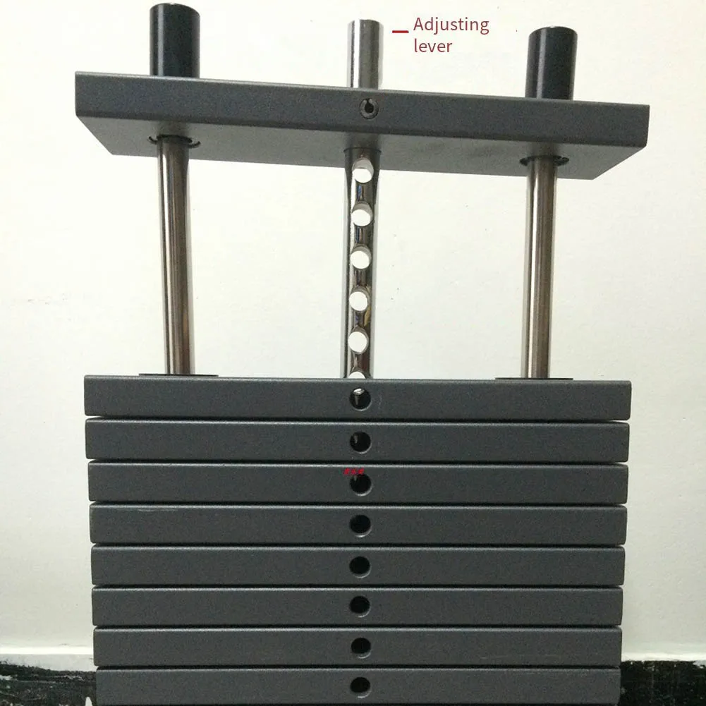 24cm Adjustable Dumbbell Home Gym Workout Equipment Steel Construction Secure Locking Mechanism Enhanced Stability
