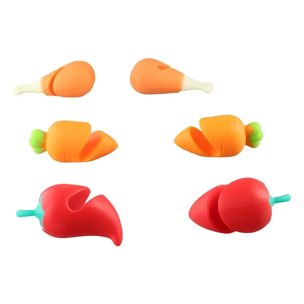 For Soup Pot Creative Carrot Shape Specialty Tools Heat-resisting Pot Cover Lifter Kitchen Tools Pot Lid Rack Overflow Stoppers