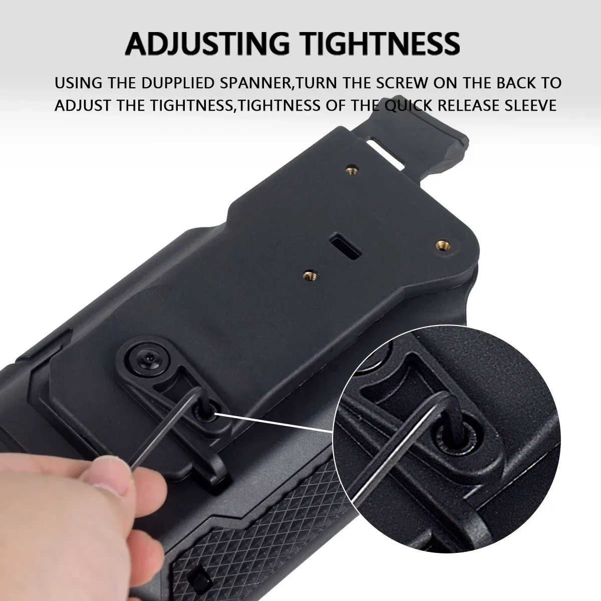 Coldre tático de pistola surefir compatível com luzes x300 x300u para airsoft g17 g19 p226 p320 qls sistema cinto coldre